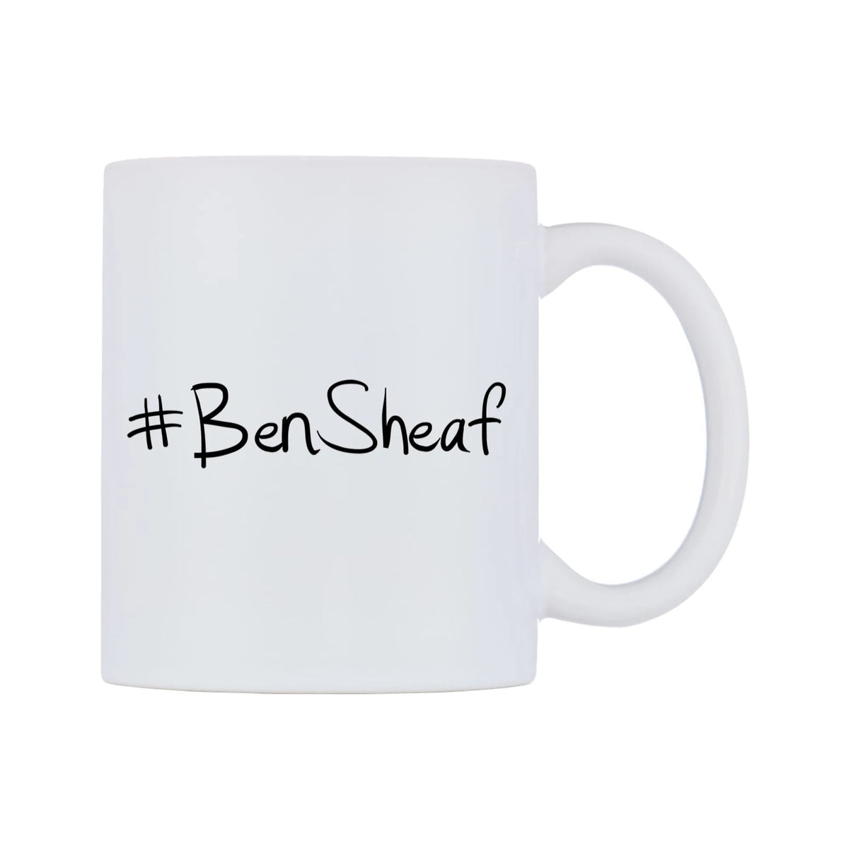 BenSheaf Mug — mug, left side, on a white background
