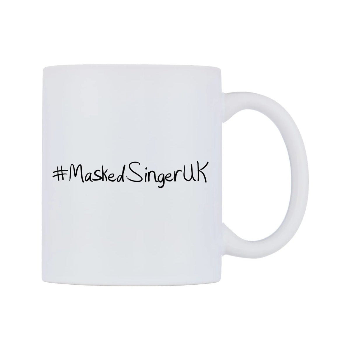 MaskedSingerUK Mug — mug, left side, on a white background