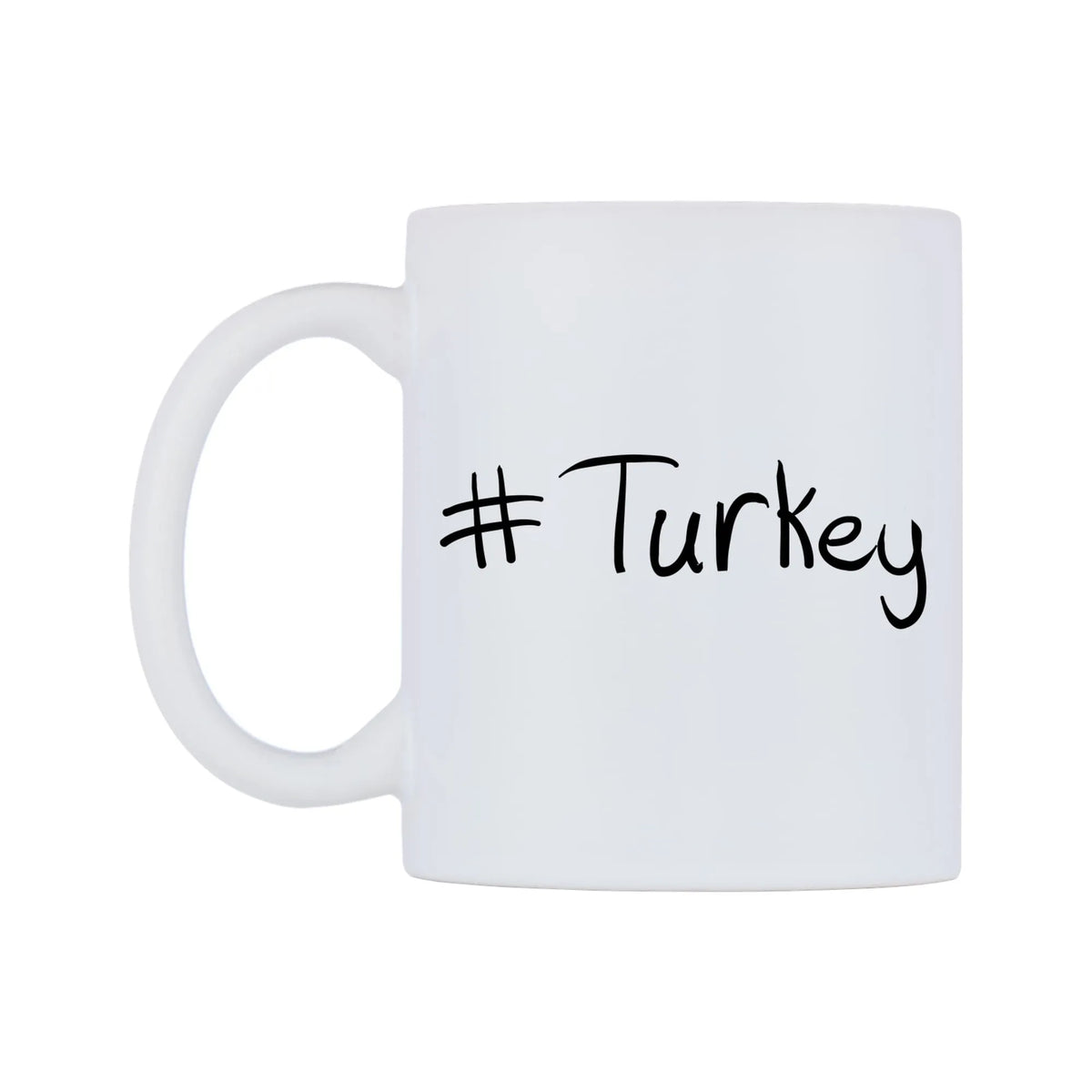 Turkey Mug — mug, right side, on a white background