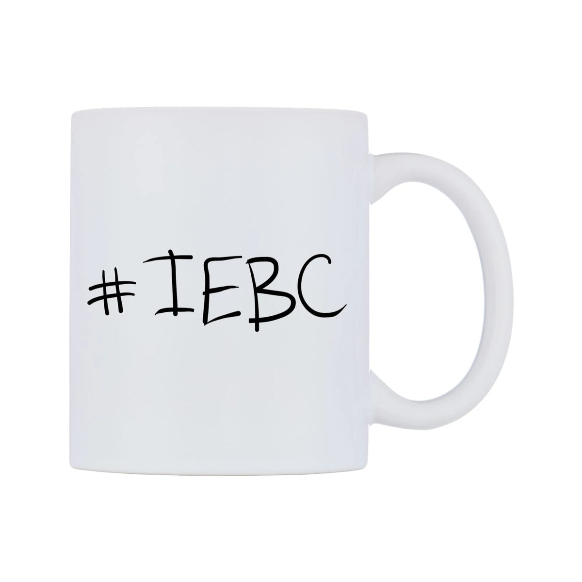 IEBC Mug — mug, left side, on a white background