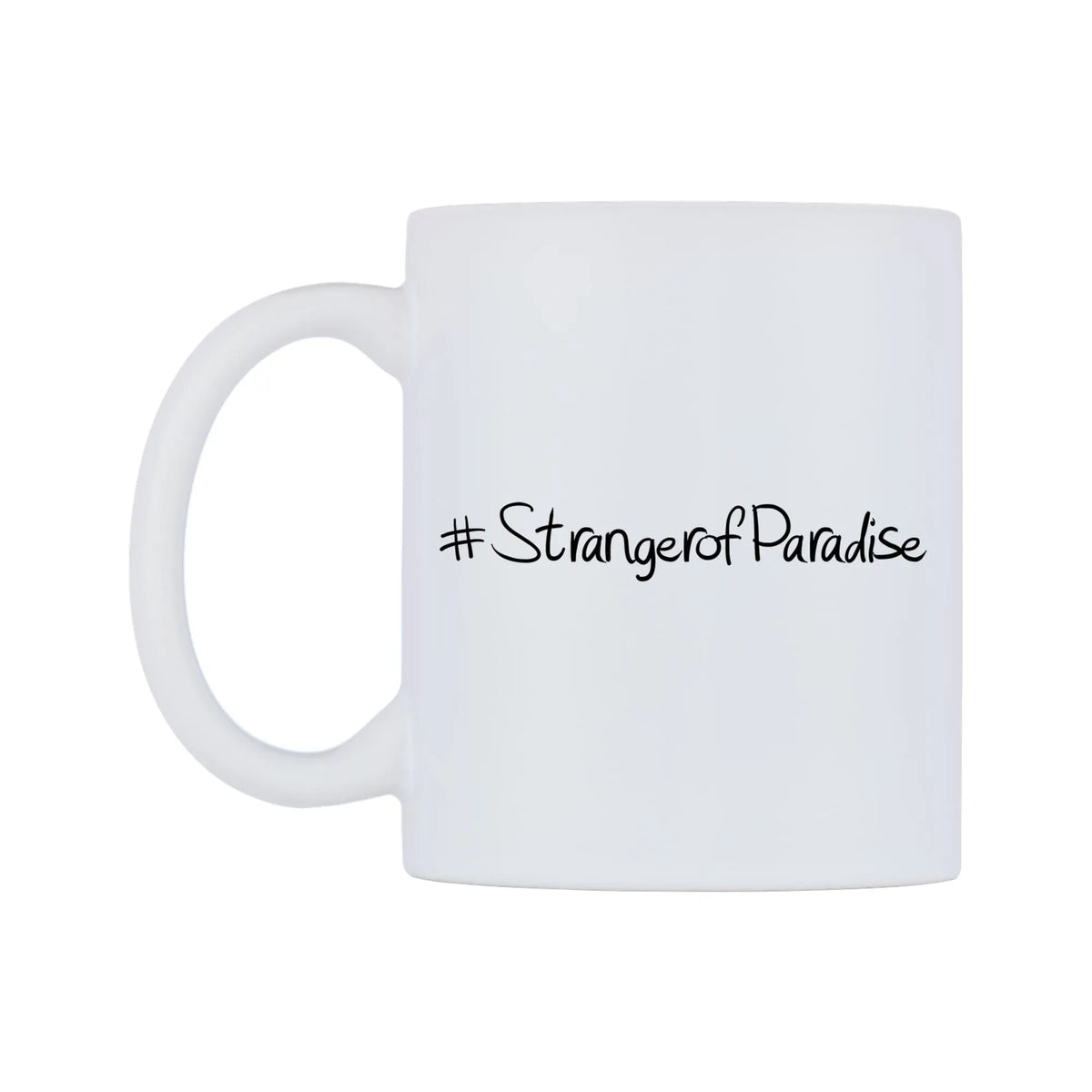 StrangerofParadise Mug — mug, right side, on a white background