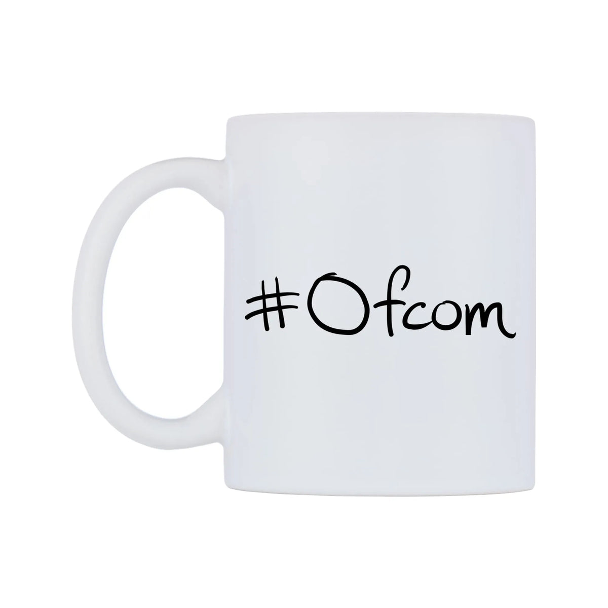 Ofcom Mug — mug, right side, on a white background