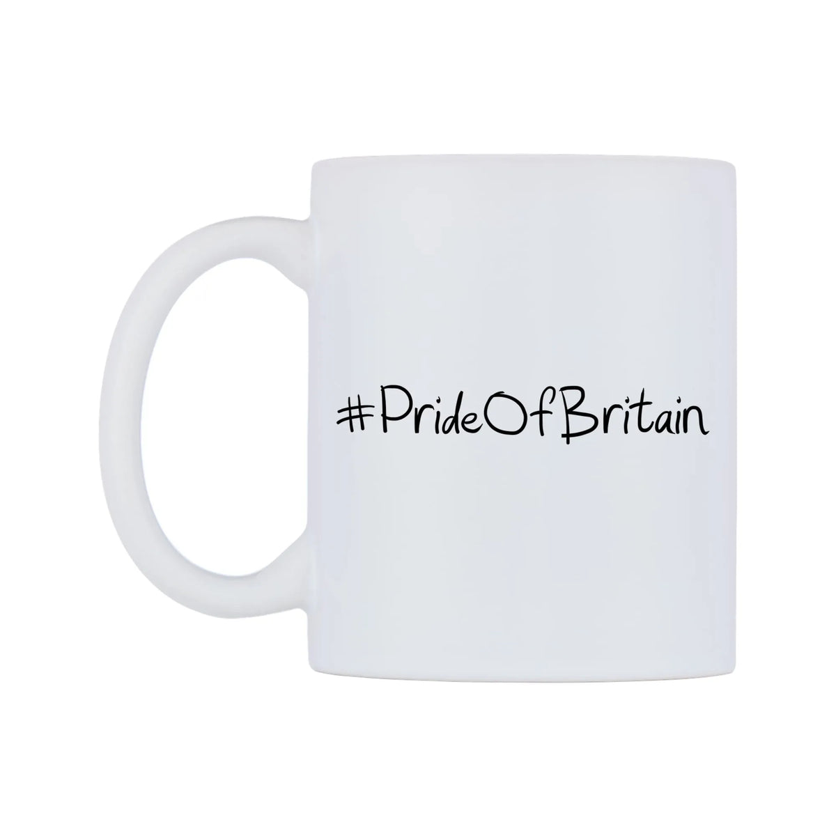 PrideOfBritain Mug — mug, right side, on a white background