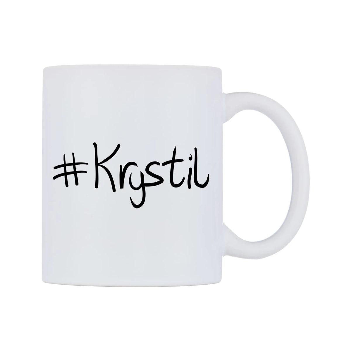 Krystil Mug — mug, left side, on a white background