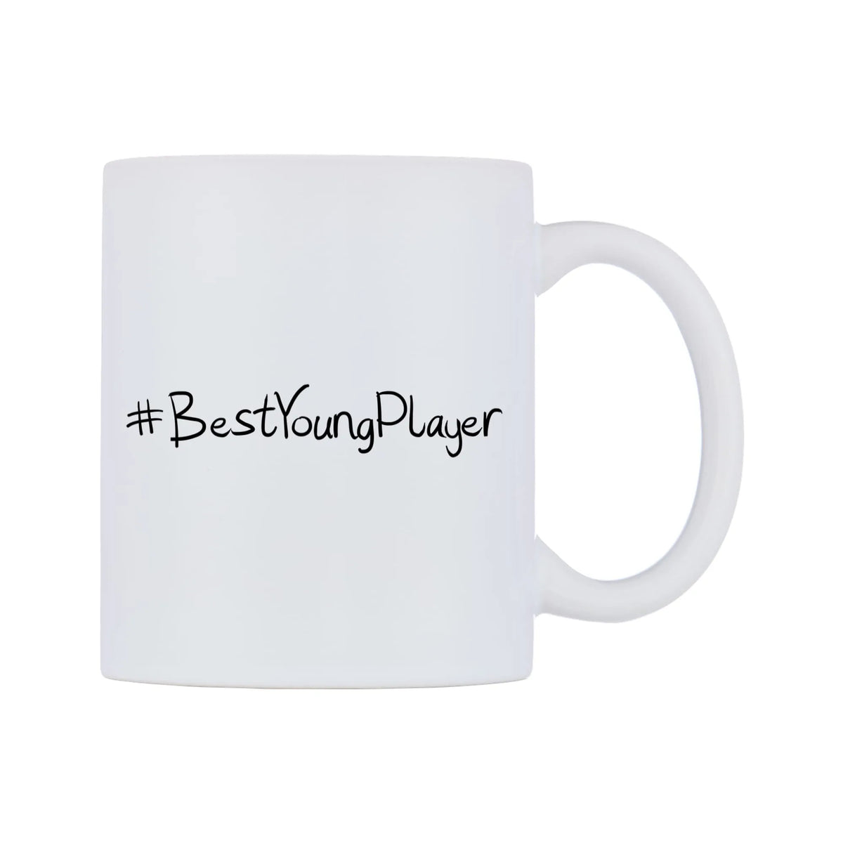 BestYoungPlayer Mug — mug, left side, on a white background