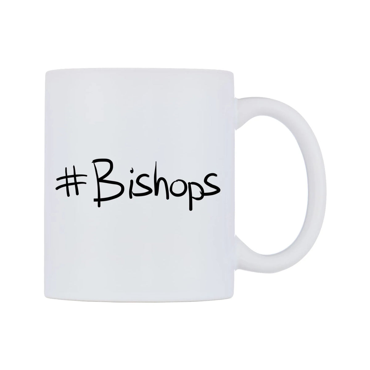 Bishops Mug — mug, left side, on a white background