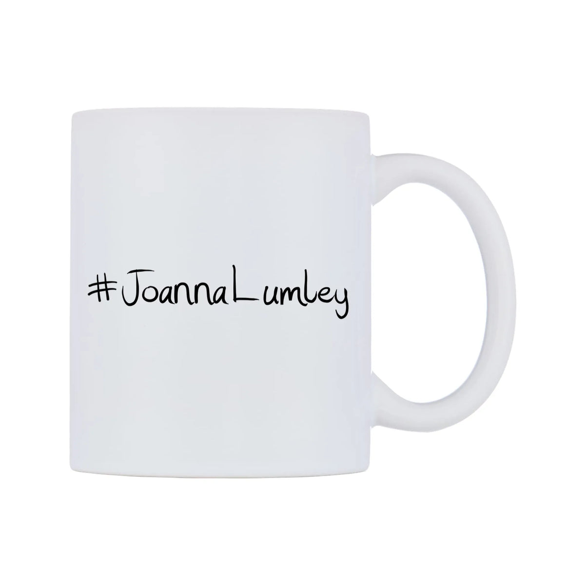 JoannaLumley Mug — mug, left side, on a white background