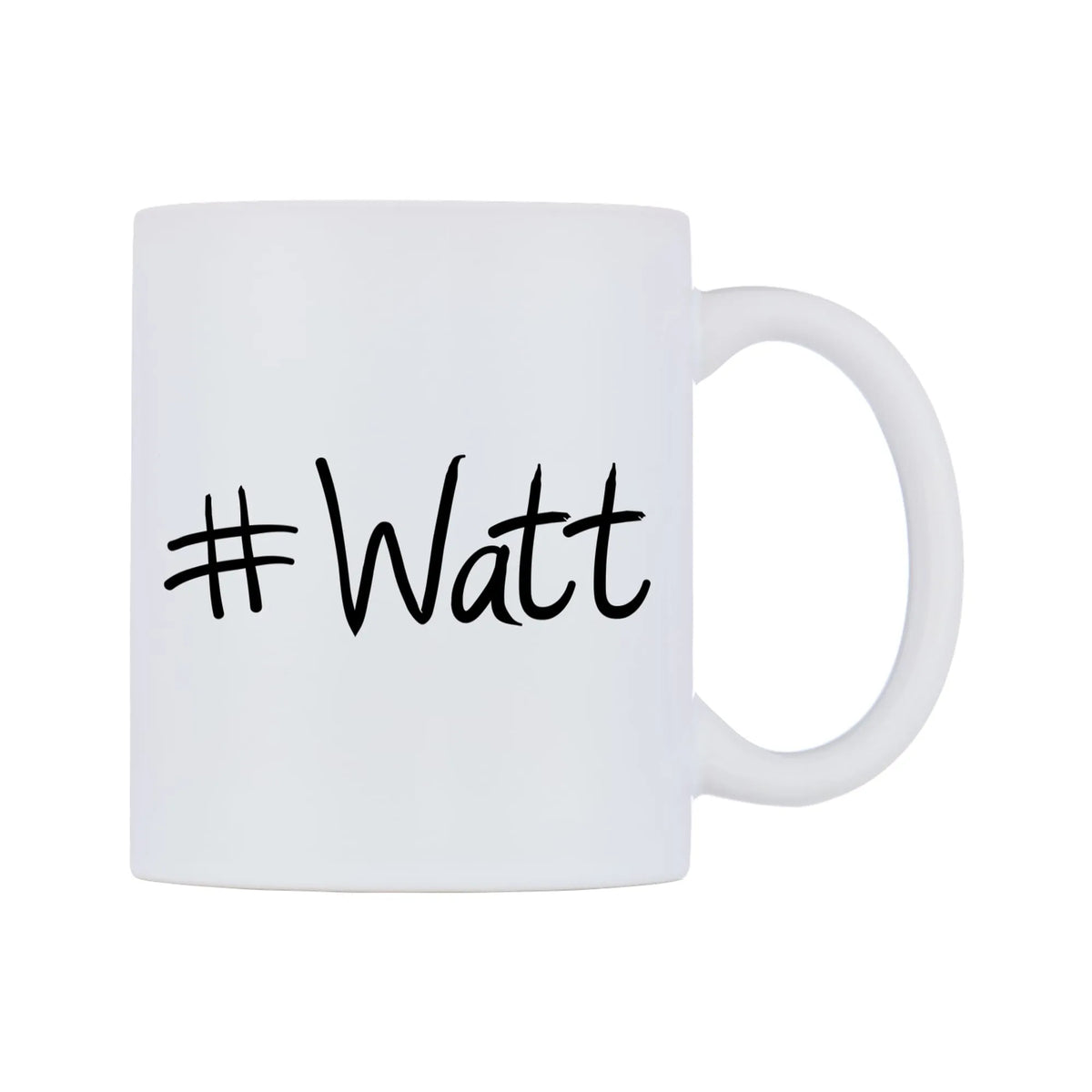 Watt Mug — mug, left side, on a white background