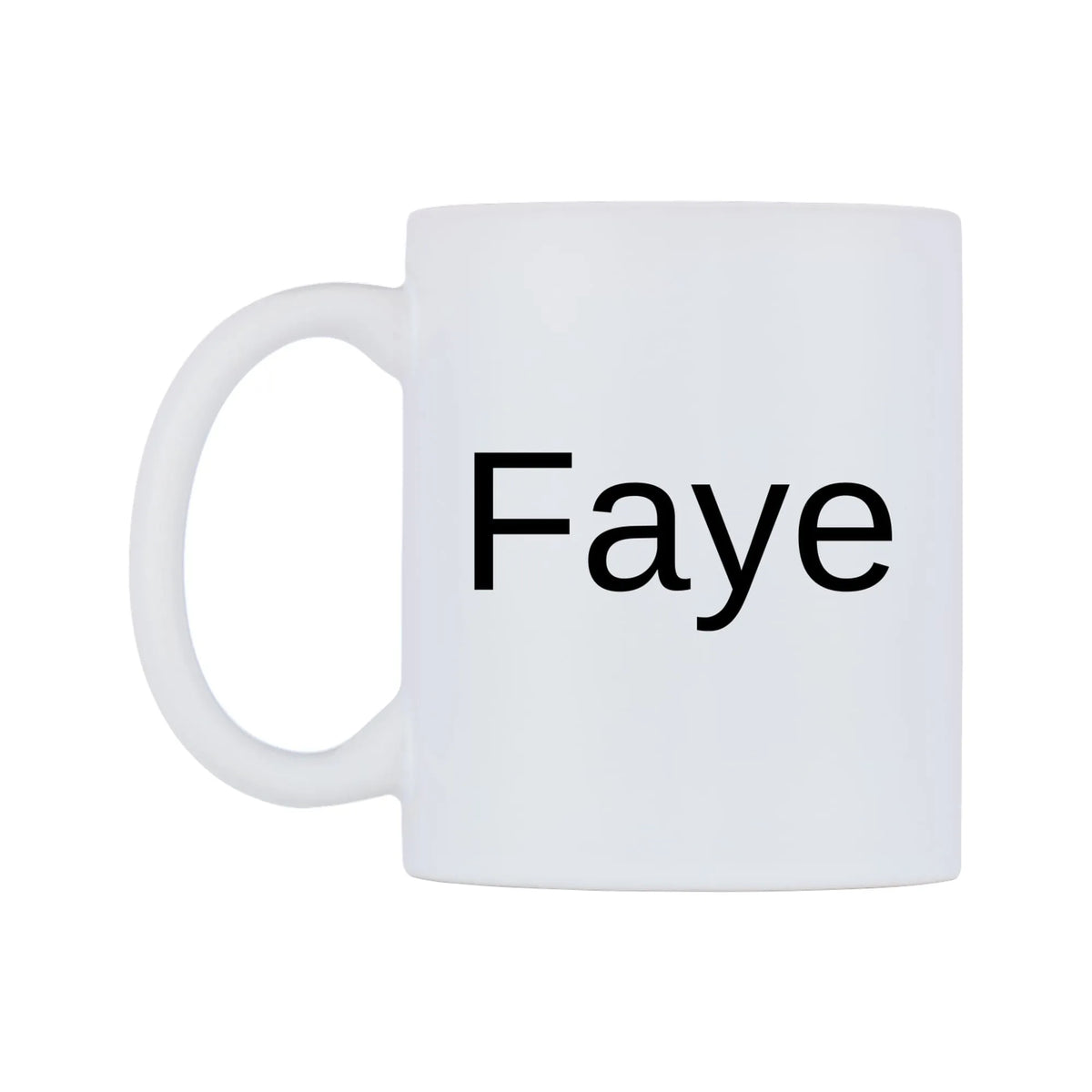 Faye Mug — mug, right side, on a white background
