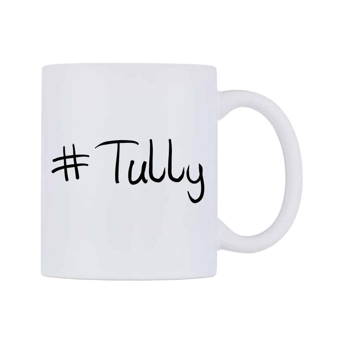 Tully Mug — mug, left side, on a white background