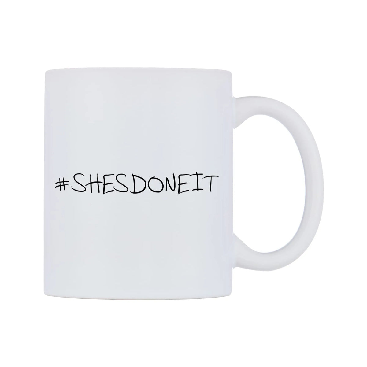 SHESDONEIT Mug — mug, left side, on a white background