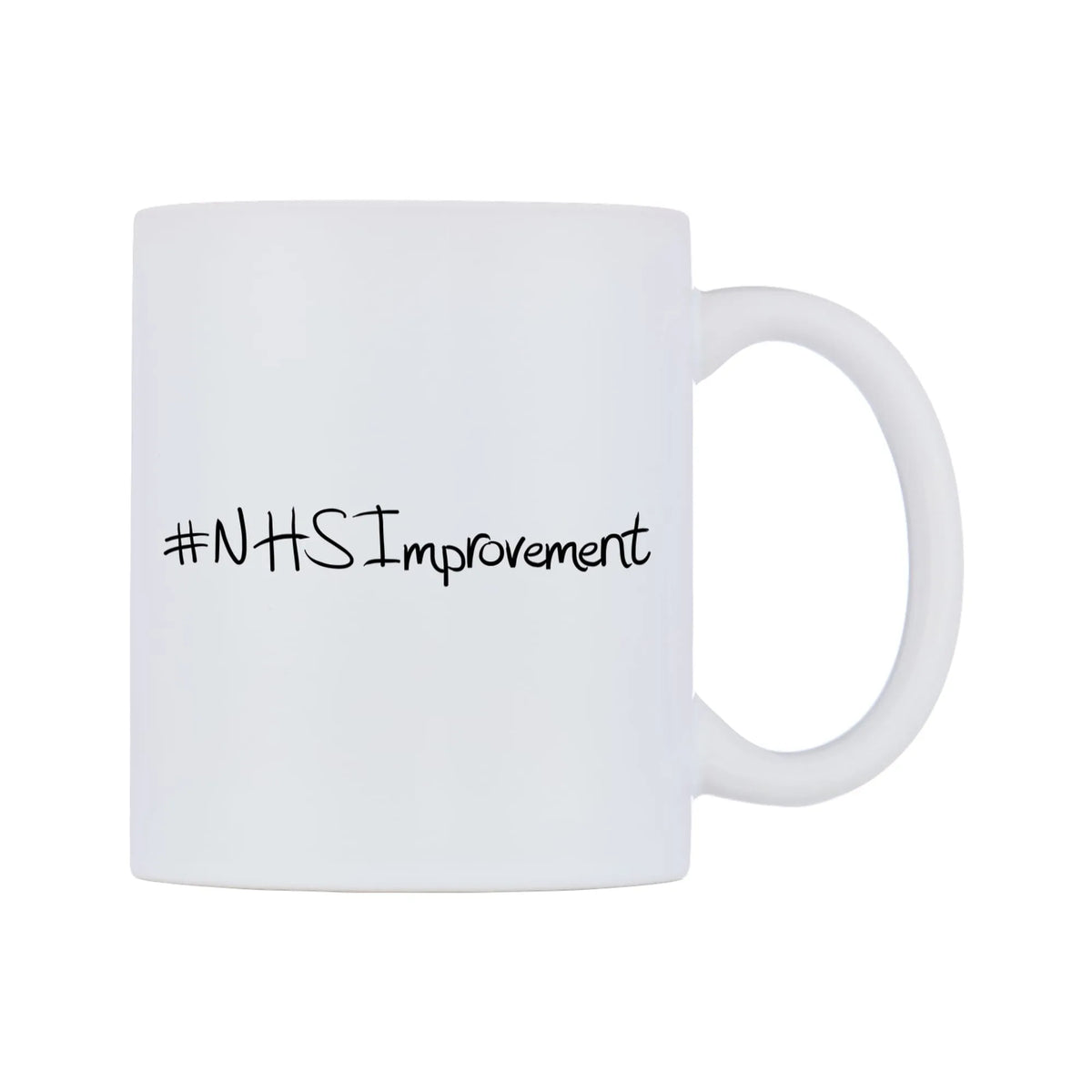 NHSImprovement Mug — mug, left side, on a white background