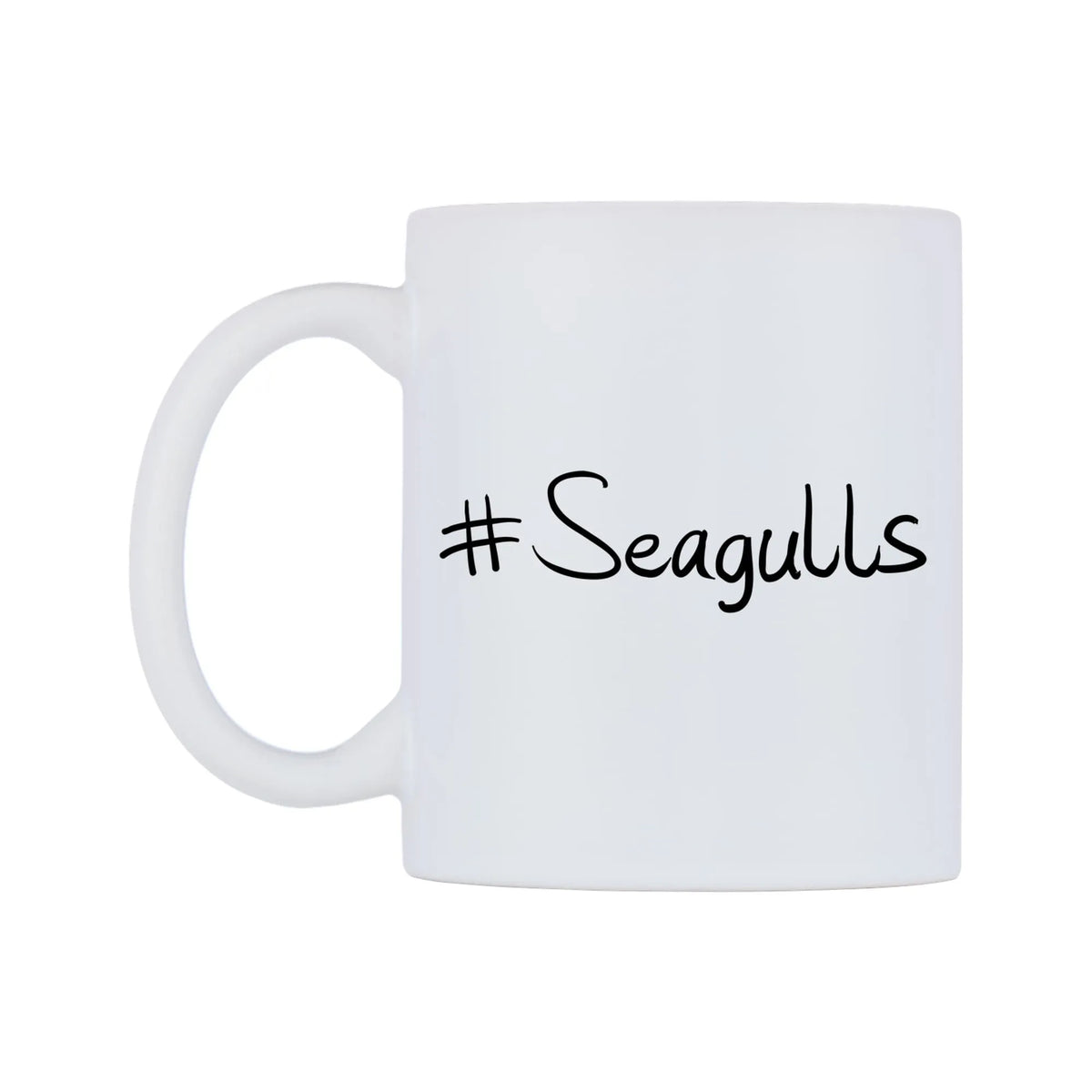 Seagulls Mug — mug, right side, on a white background