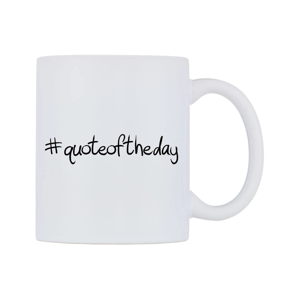quoteoftheday Mug — mug, left side, on a white background