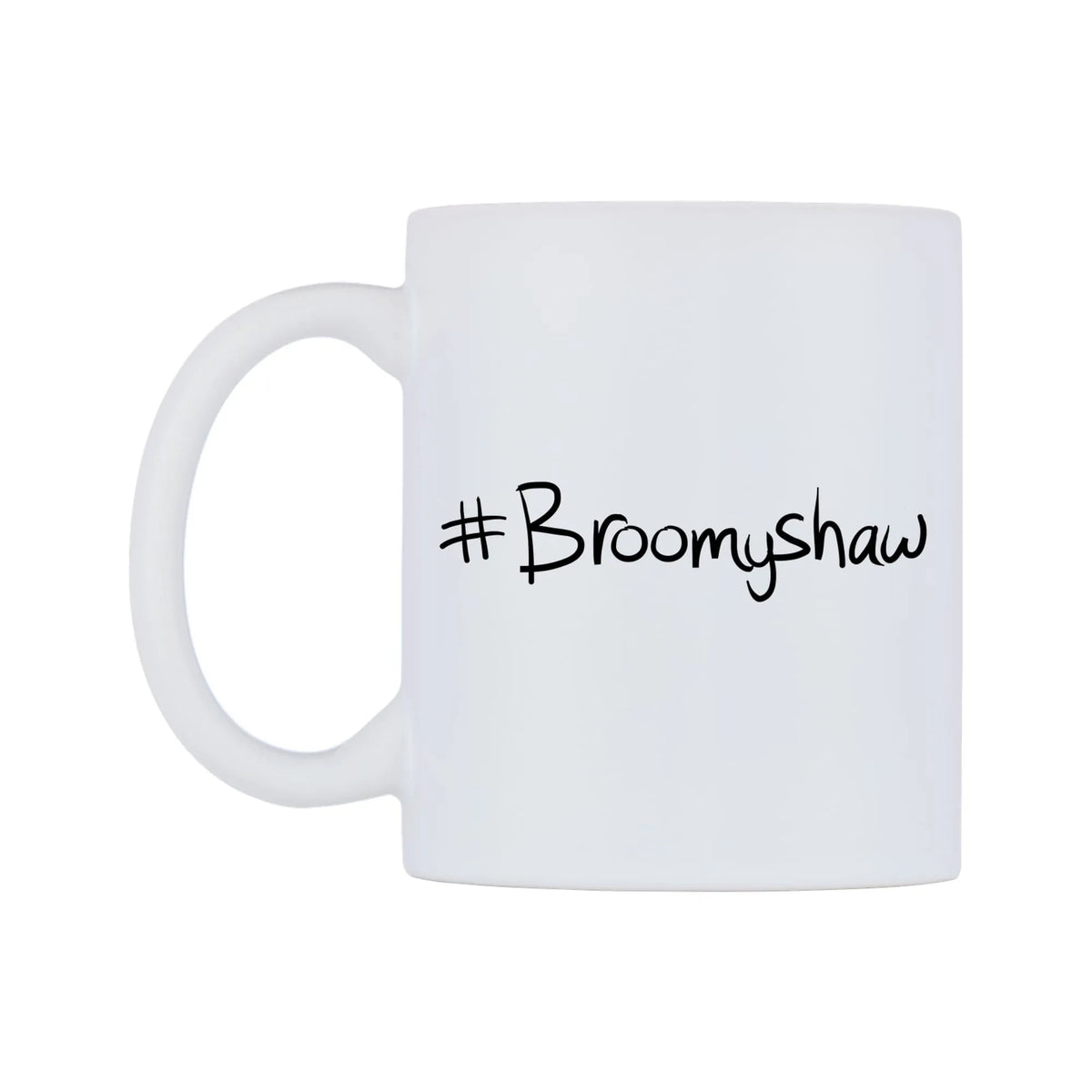 Broomyshaw Mug — mug, right side, on a white background