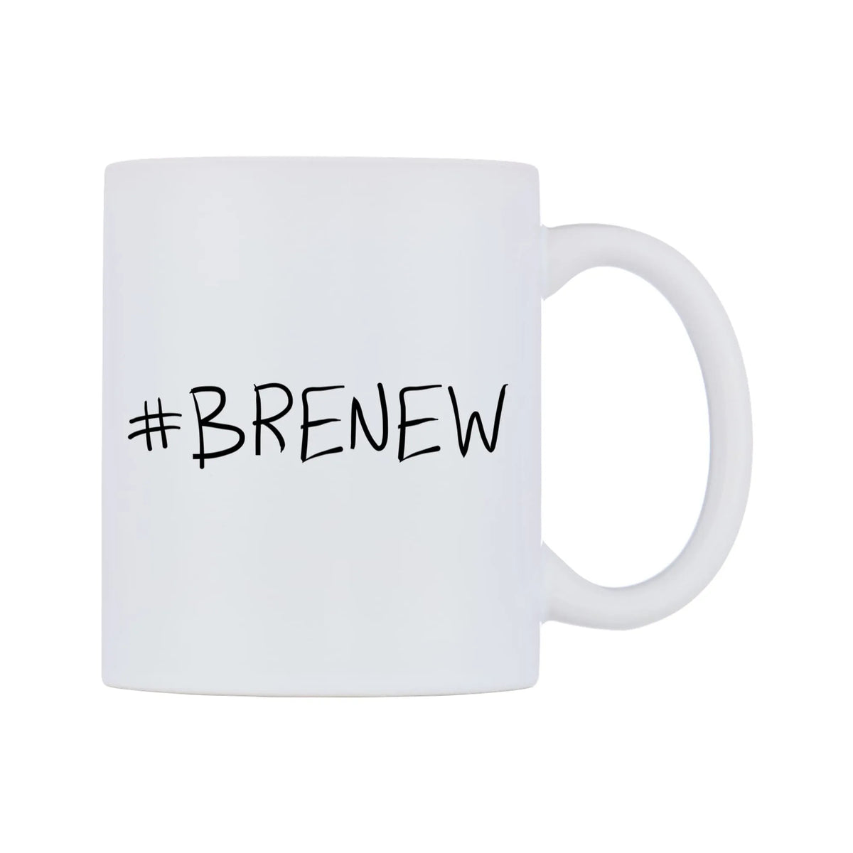 BRENEW Mug — mug, left side, on a white background