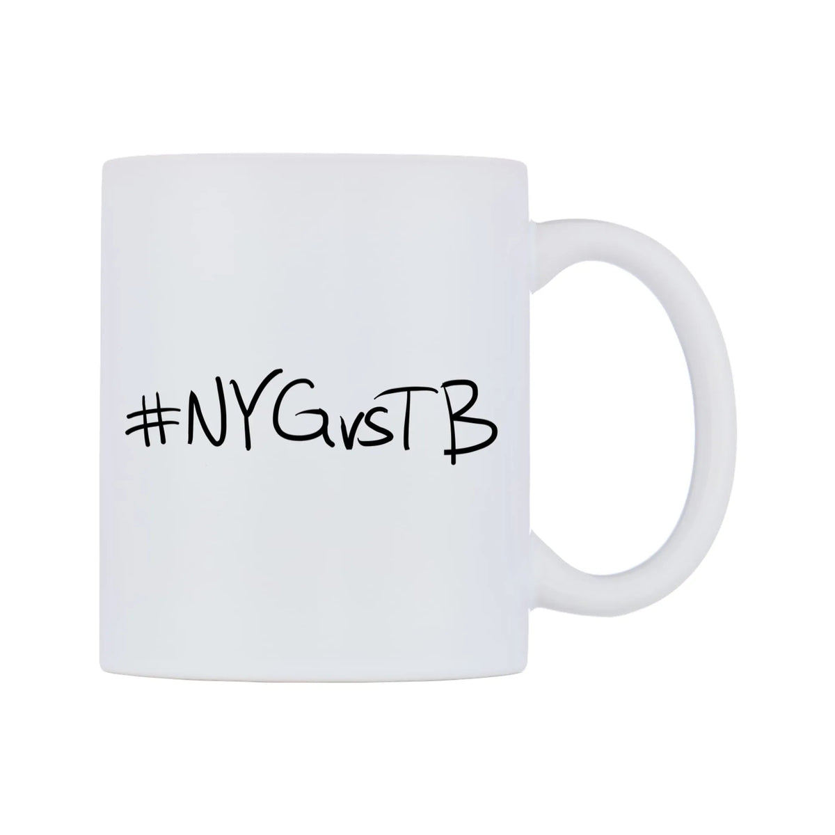 NYGvsTB Mug — mug, left side, on a white background