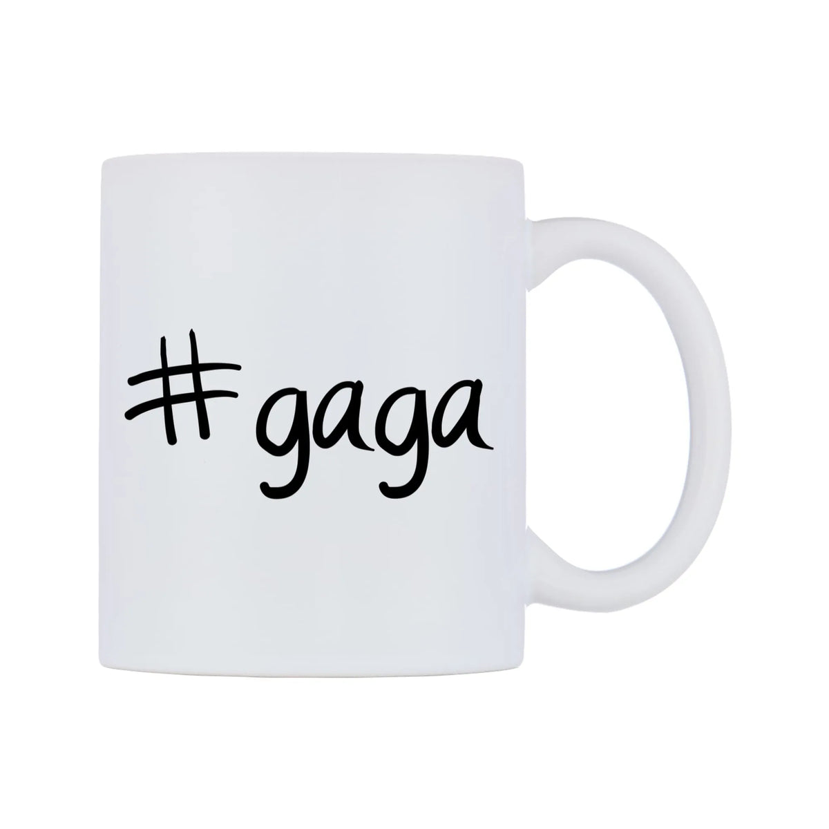 gaga Mug — mug, left side, on a white background