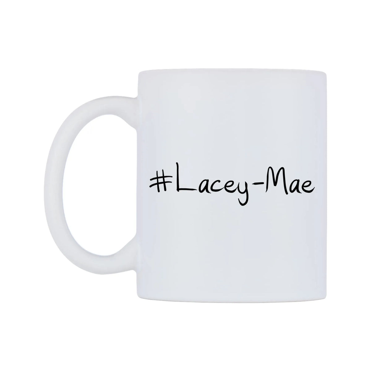 Lacey-Mae Mug — mug, right side, on a white background