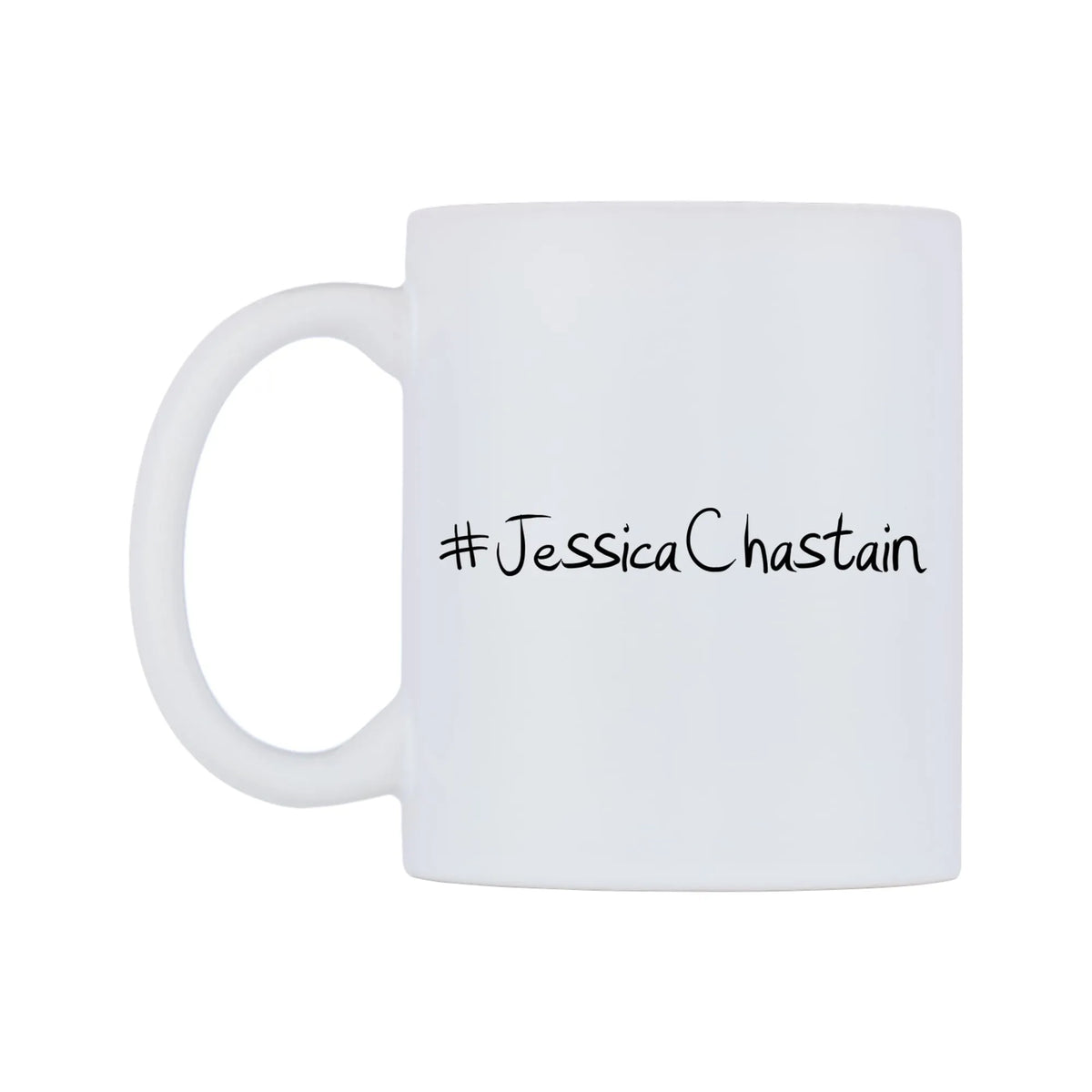 JessicaChastain Mug — mug, right side, on a white background