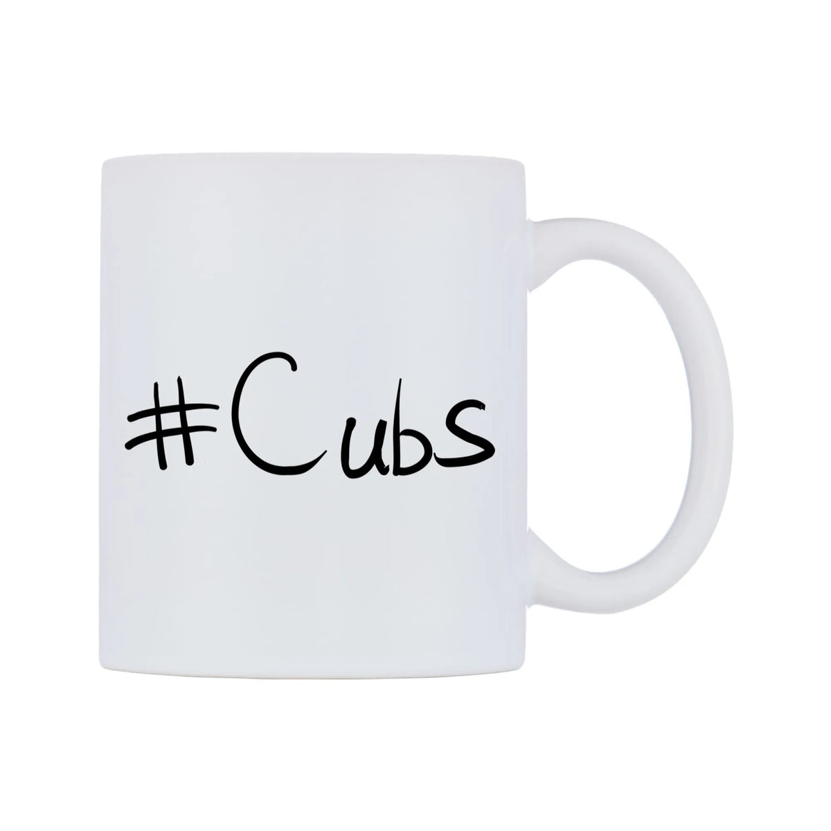 Cubs Mug — mug, left side, on a white background