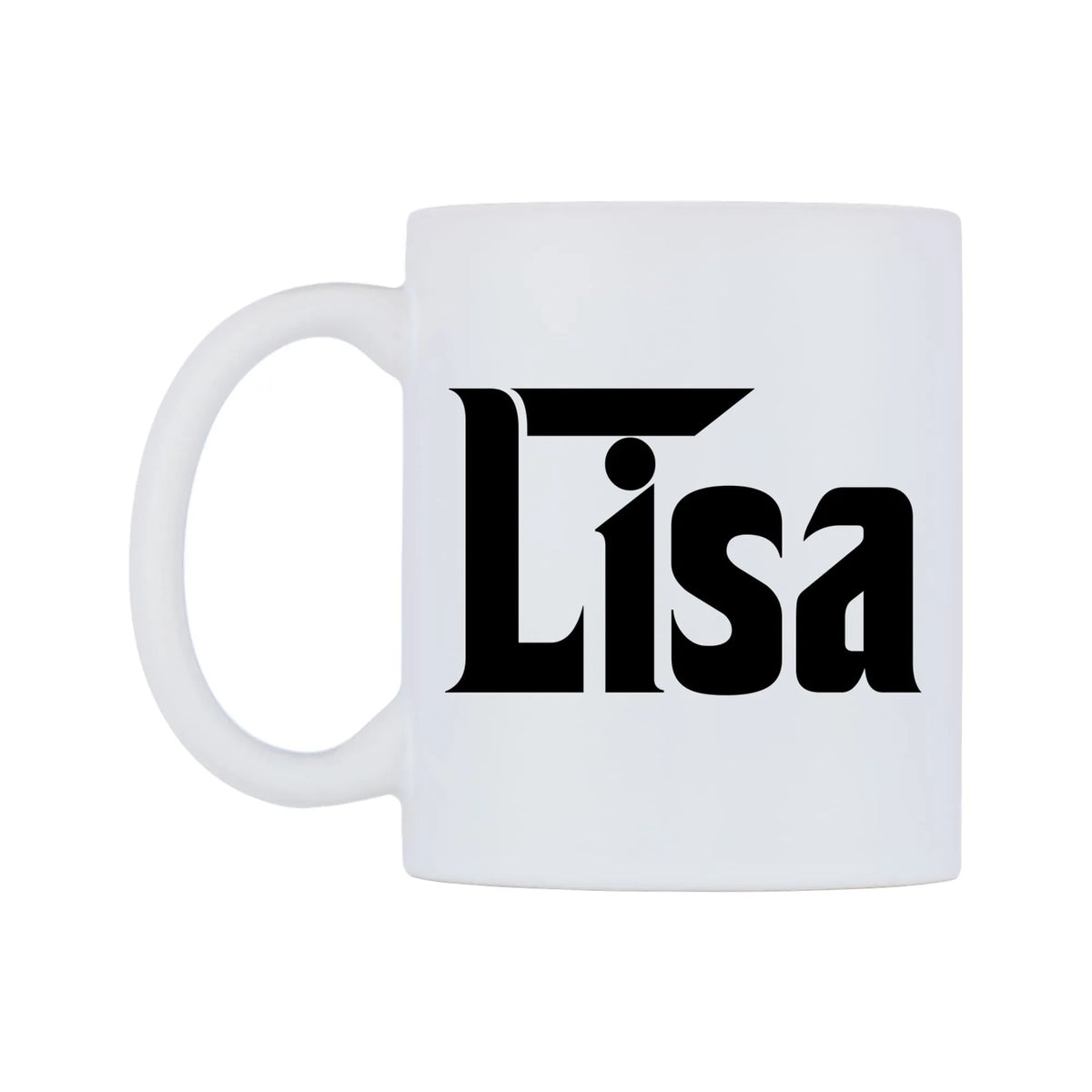 Lisa - Godfather Themed Mug — white 11oz gloss mug, right side, on a white background