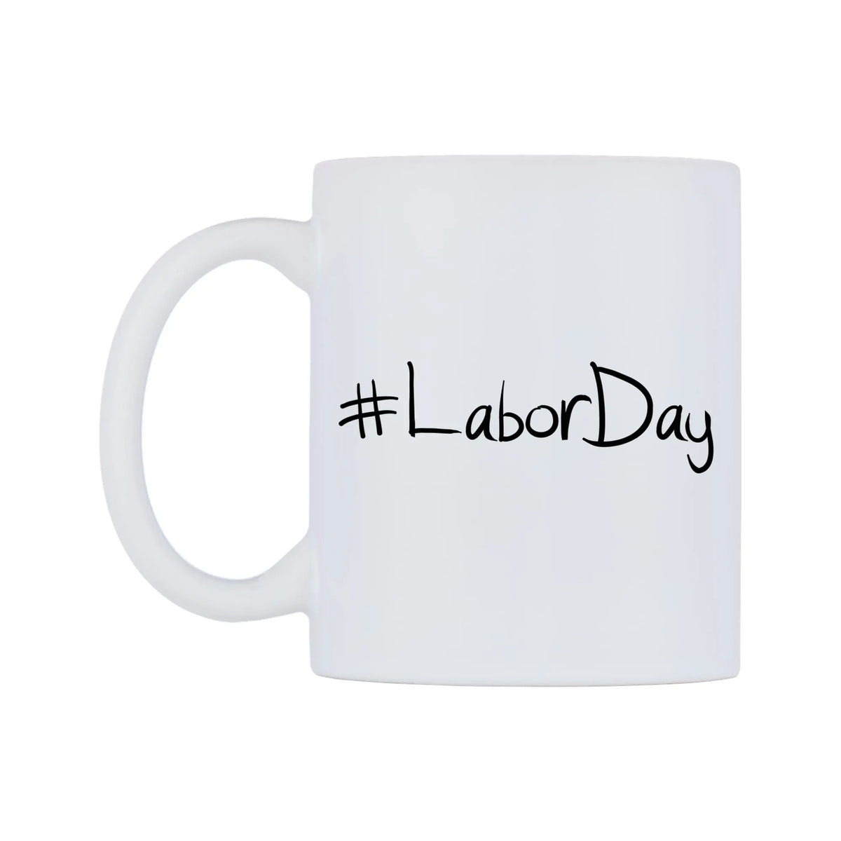LaborDay Mug — mug, right side, on a white background