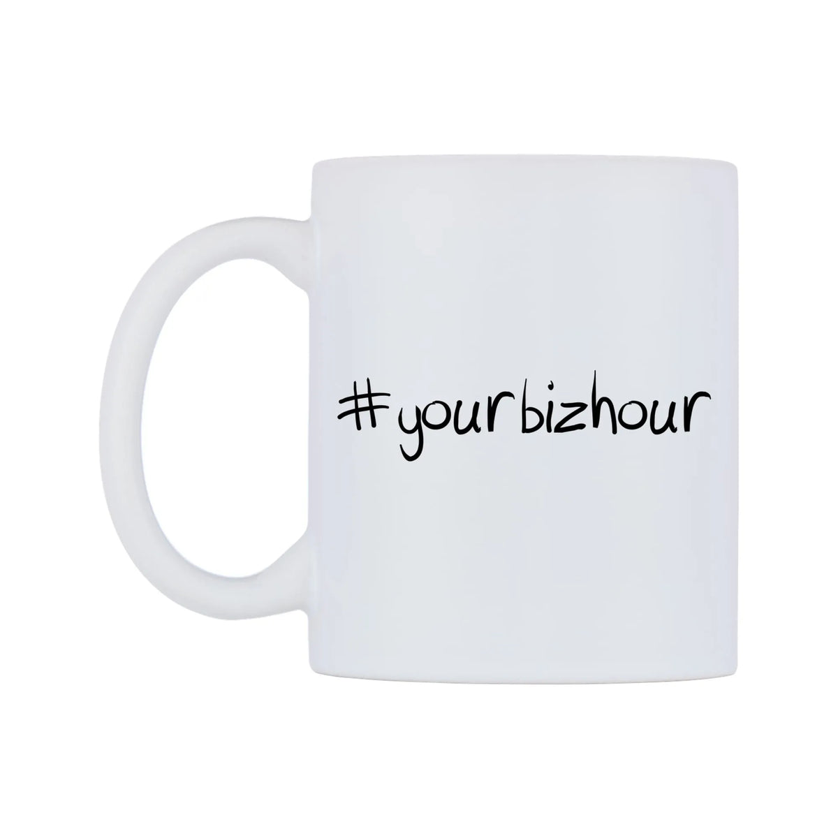 yourbizhour Mug — mug, right side, on a white background