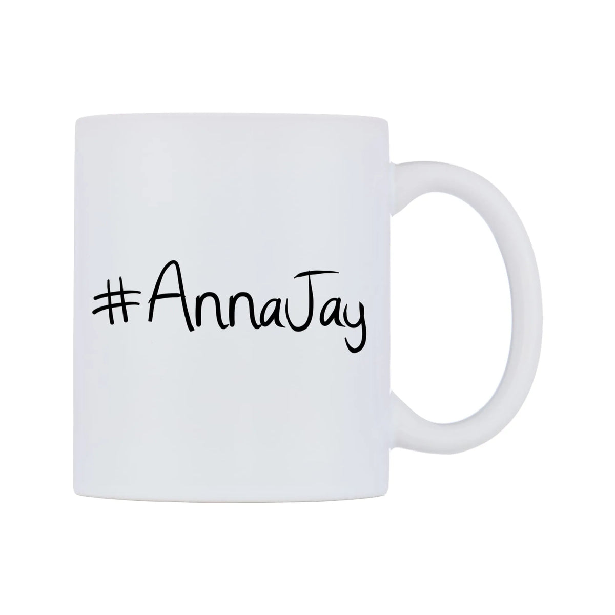 AnnaJay Mug — mug, left side, on a white background