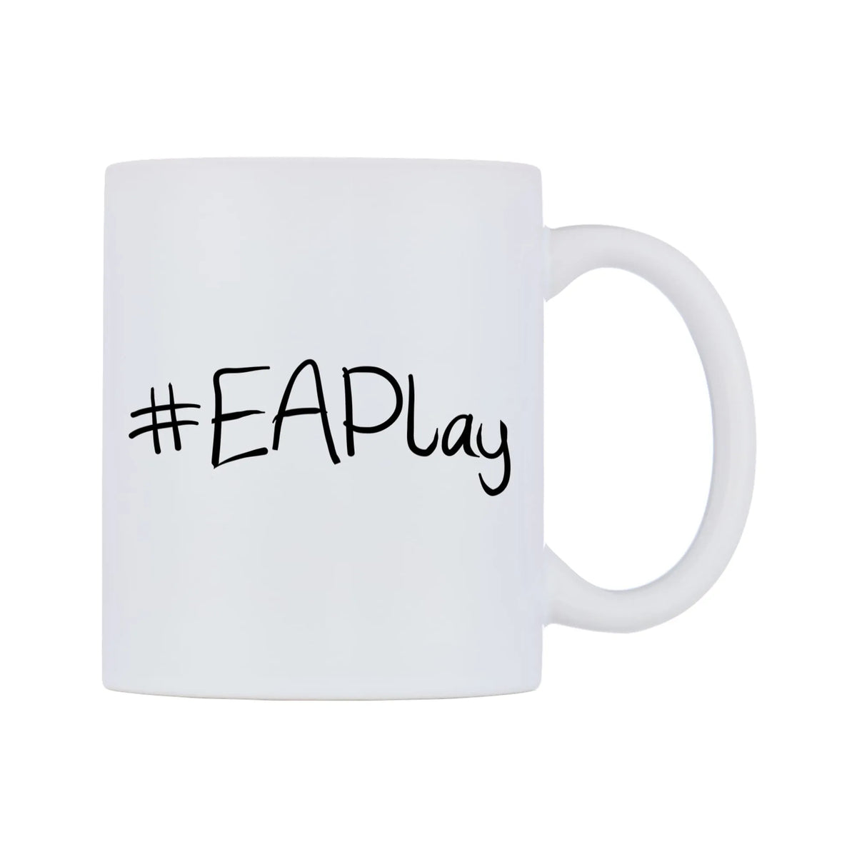 EAPlay Mug — mug, left side, on a white background