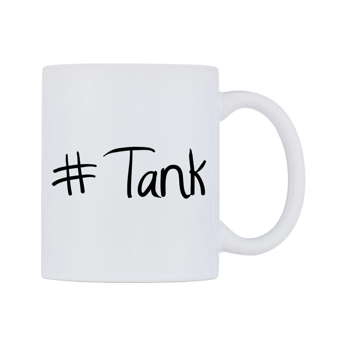 Tank Mug — mug, left side, on a white background