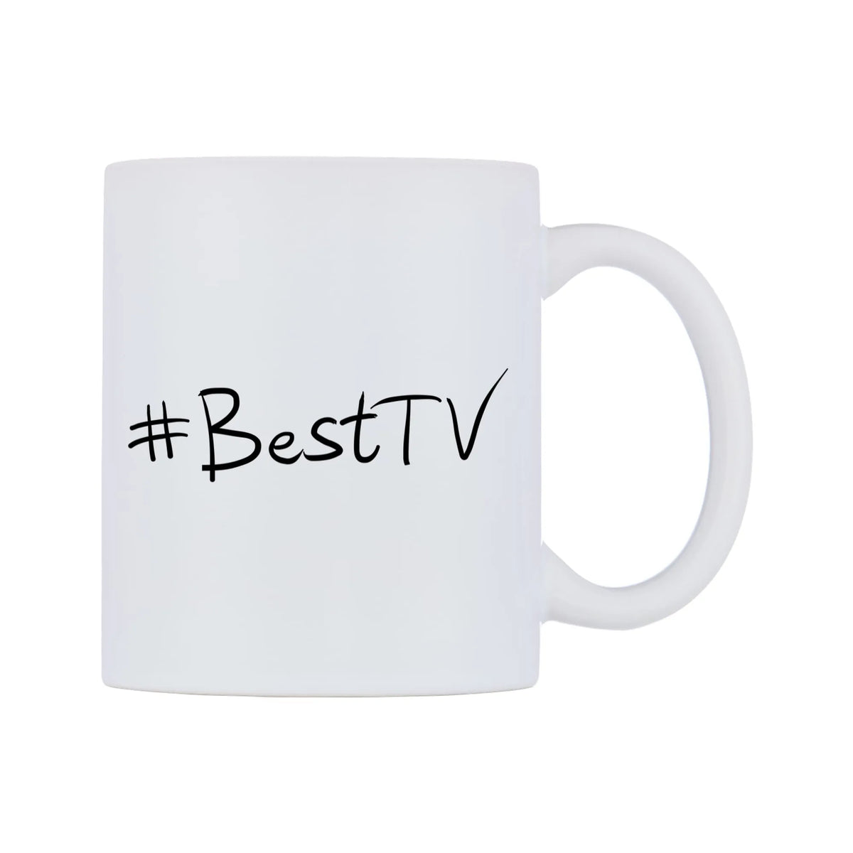 BestTV Mug — mug, left side, on a white background