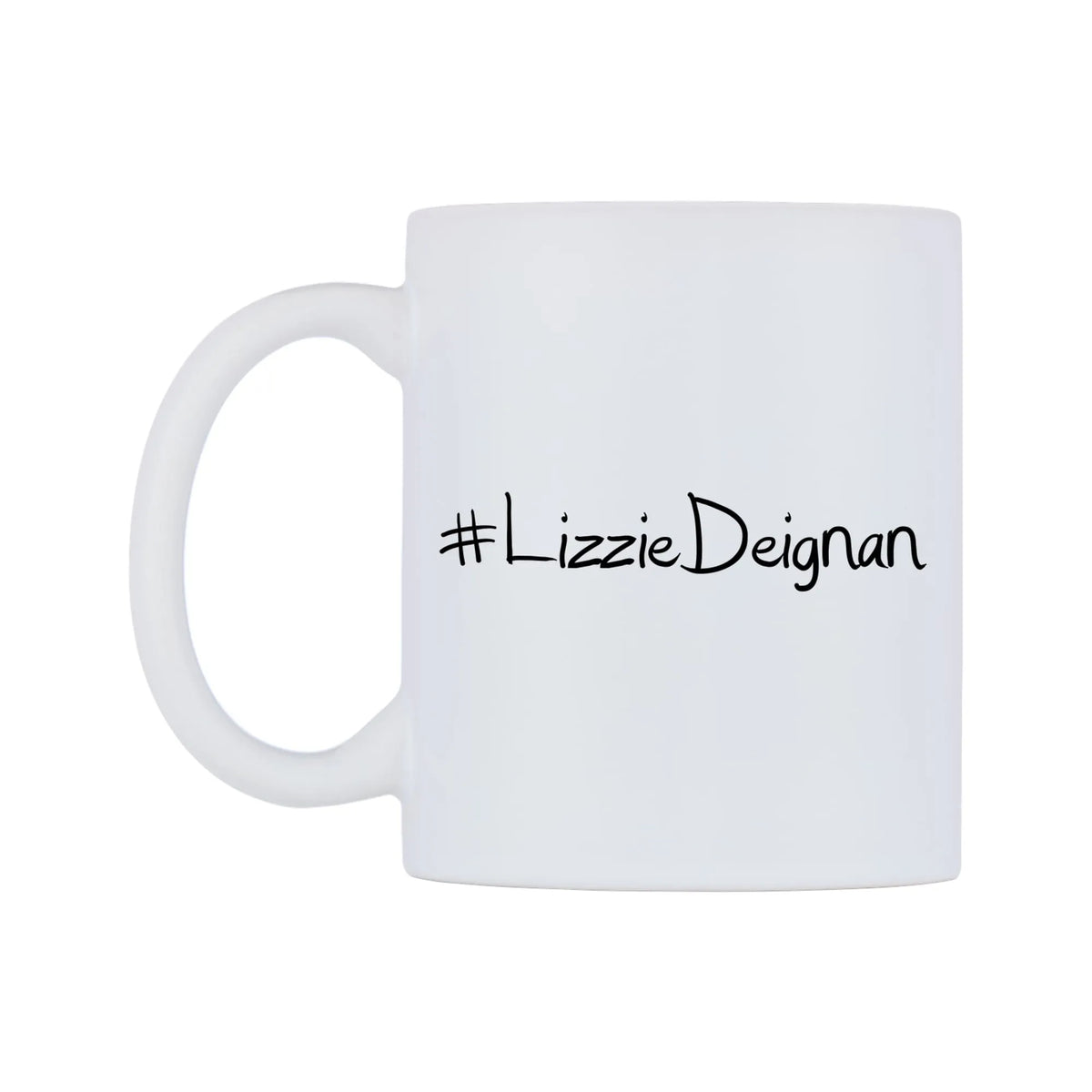 LizzieDeignan Mug — mug, right side, on a white background