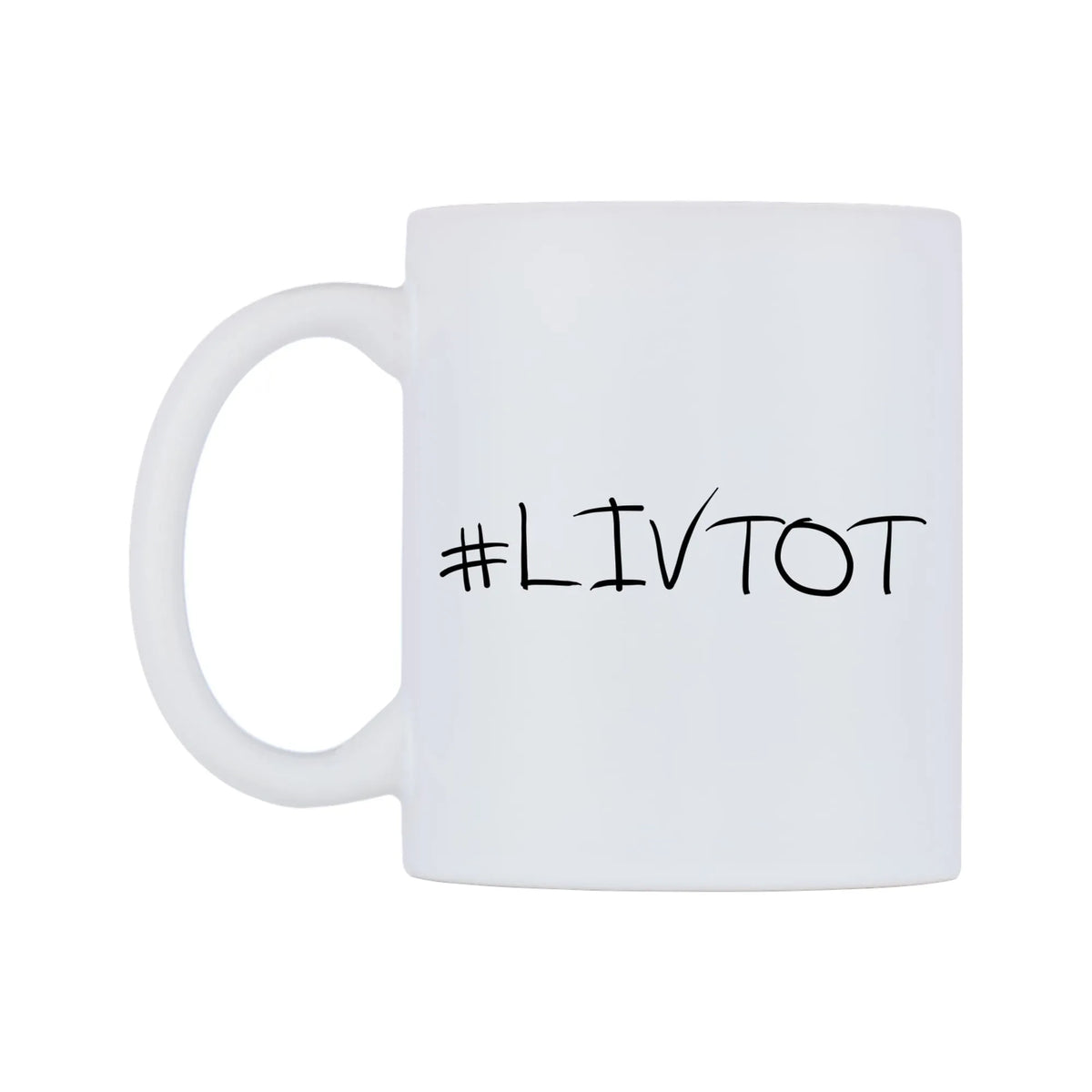 LIVTOT Mug — mug, right side, on a white background