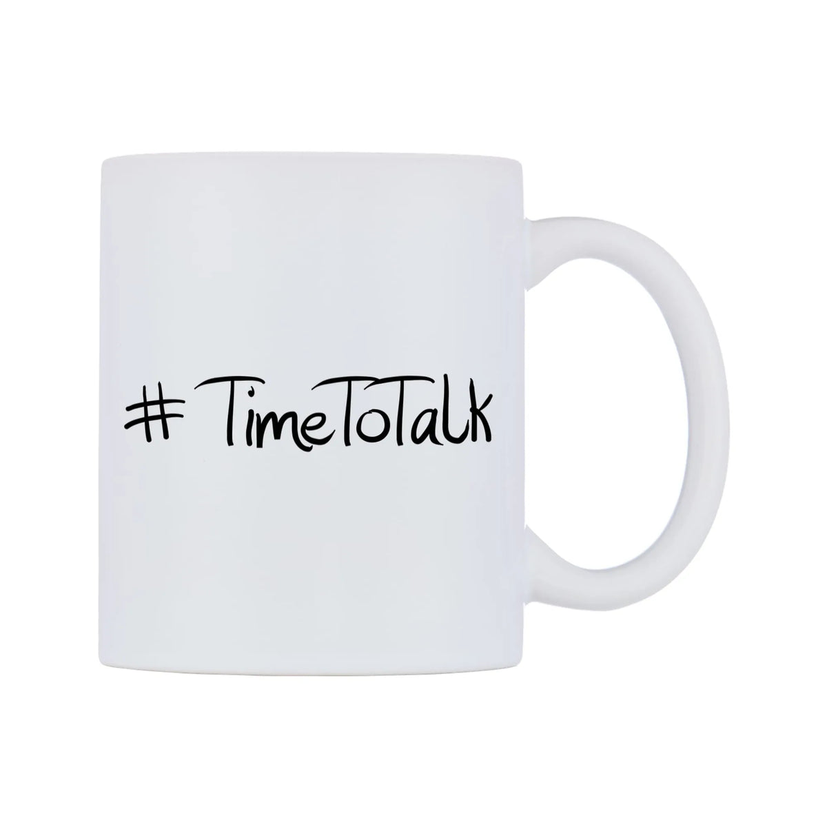 TimeToTalk Mug — mug, left side, on a white background