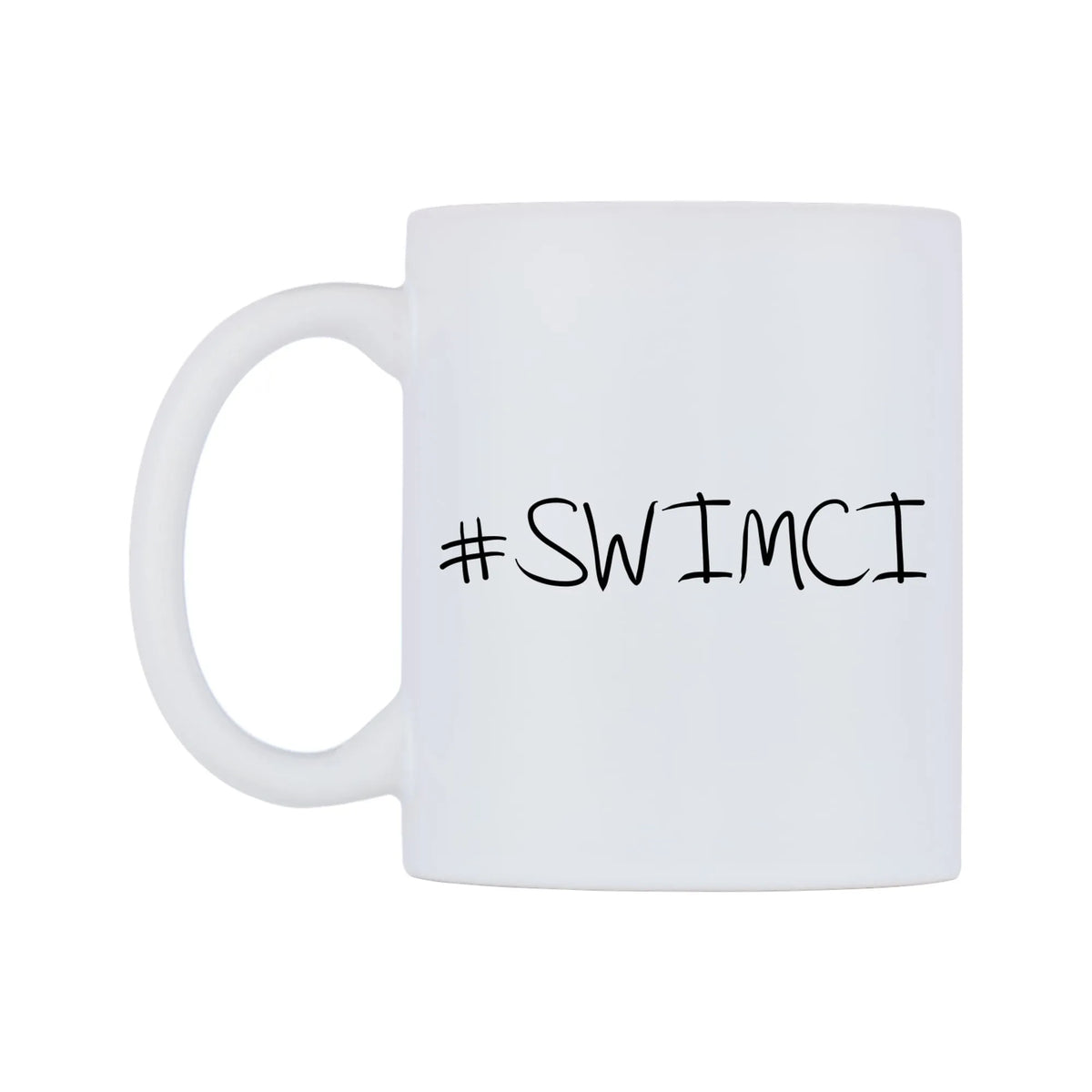 SWIMCI Mug — mug, right side, on a white background