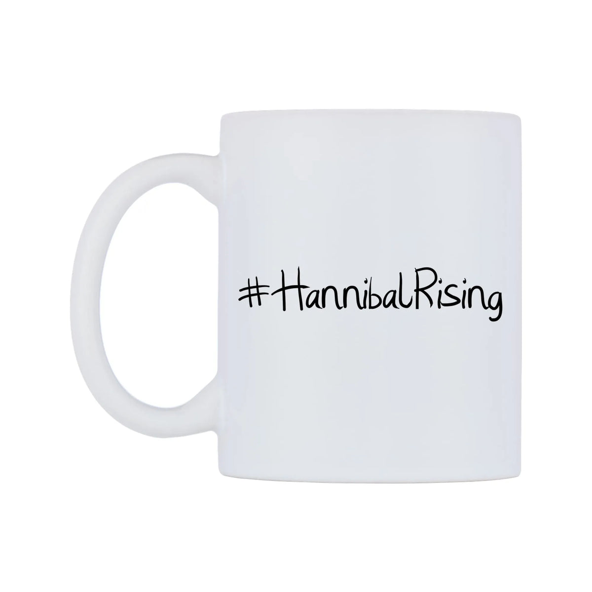 HannibalRising Mug — mug, right side, on a white background