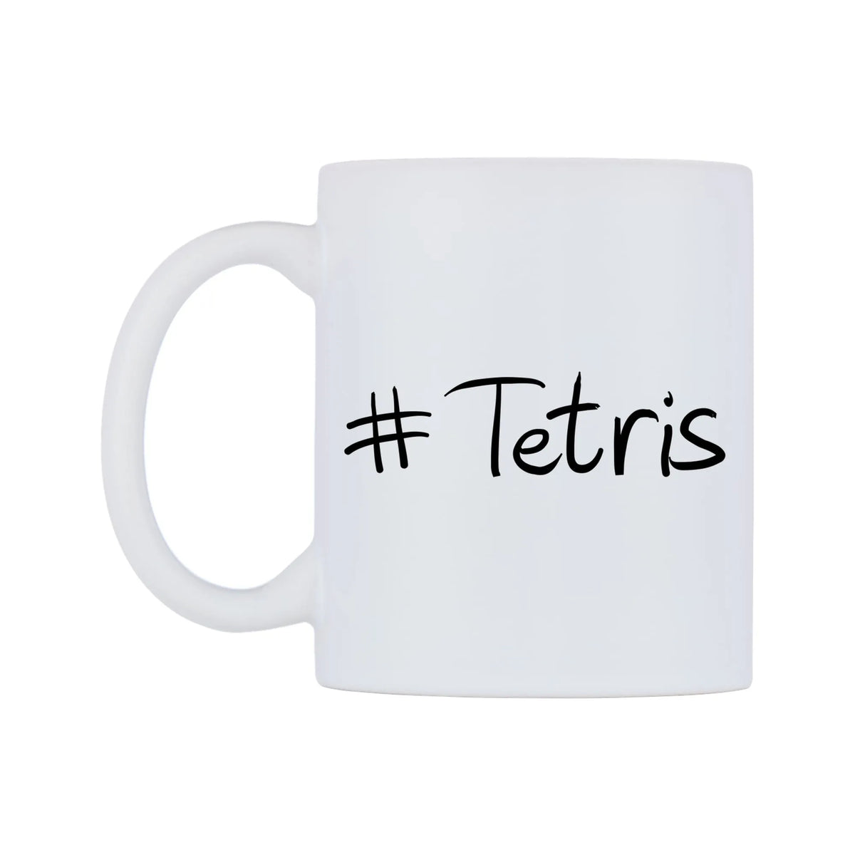 Tetris Mug — mug, right side, on a white background