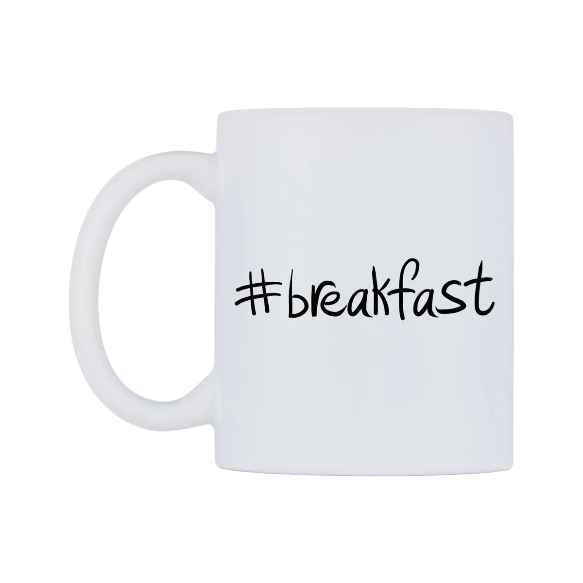 breakfast Mug — mug, right side, on a white background