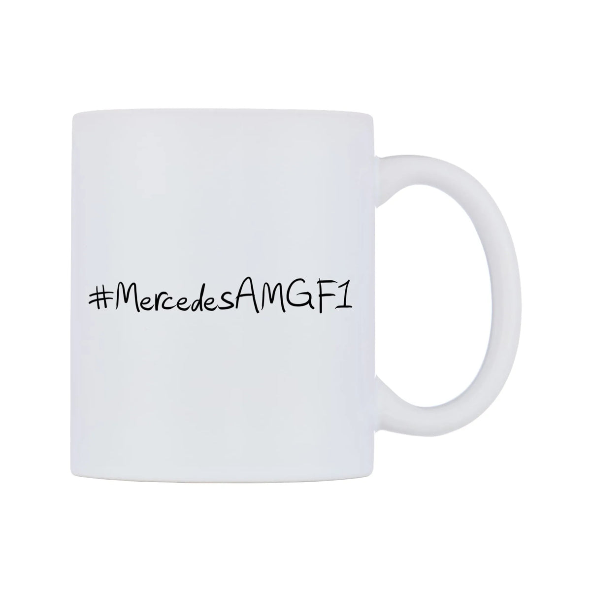 MercedesAMGF1 Mug — mug, left side, on a white background