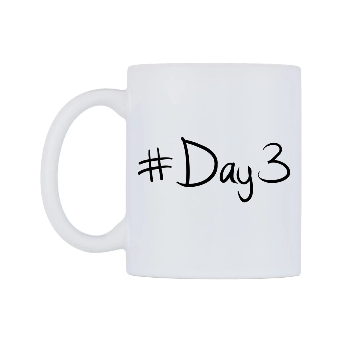 Day3 Mug — mug, right side, on a white background