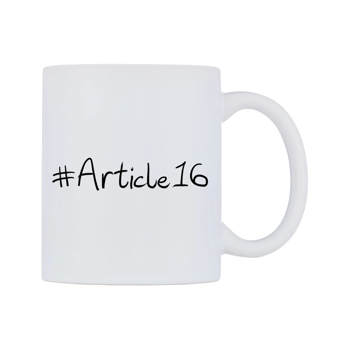 Article16 Mug — mug, left side, on a white background