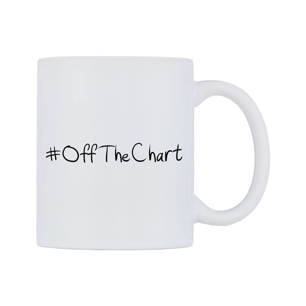 OffTheChart Mug — mug, left side, on a white background