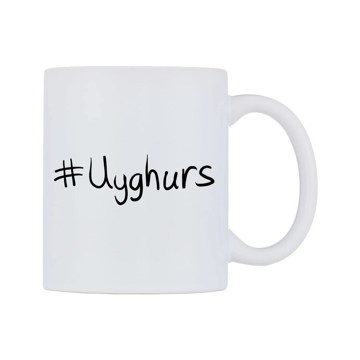 Uyghurs Mug — mug, left side, on a white background