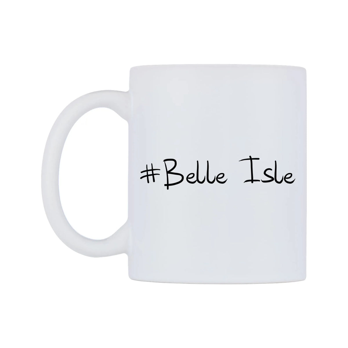 Belle Isle Mug — mug, right side, on a white background