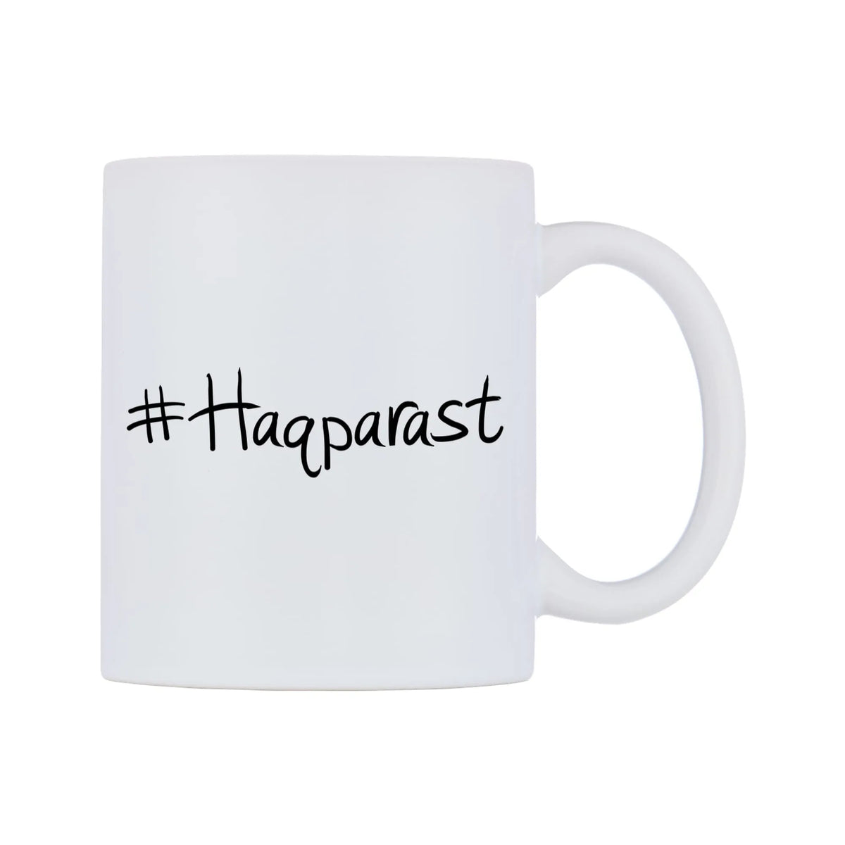 Haqparast Mug — mug, left side, on a white background