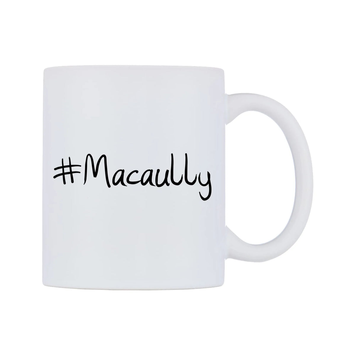 Macaully Mug — mug, left side, on a white background