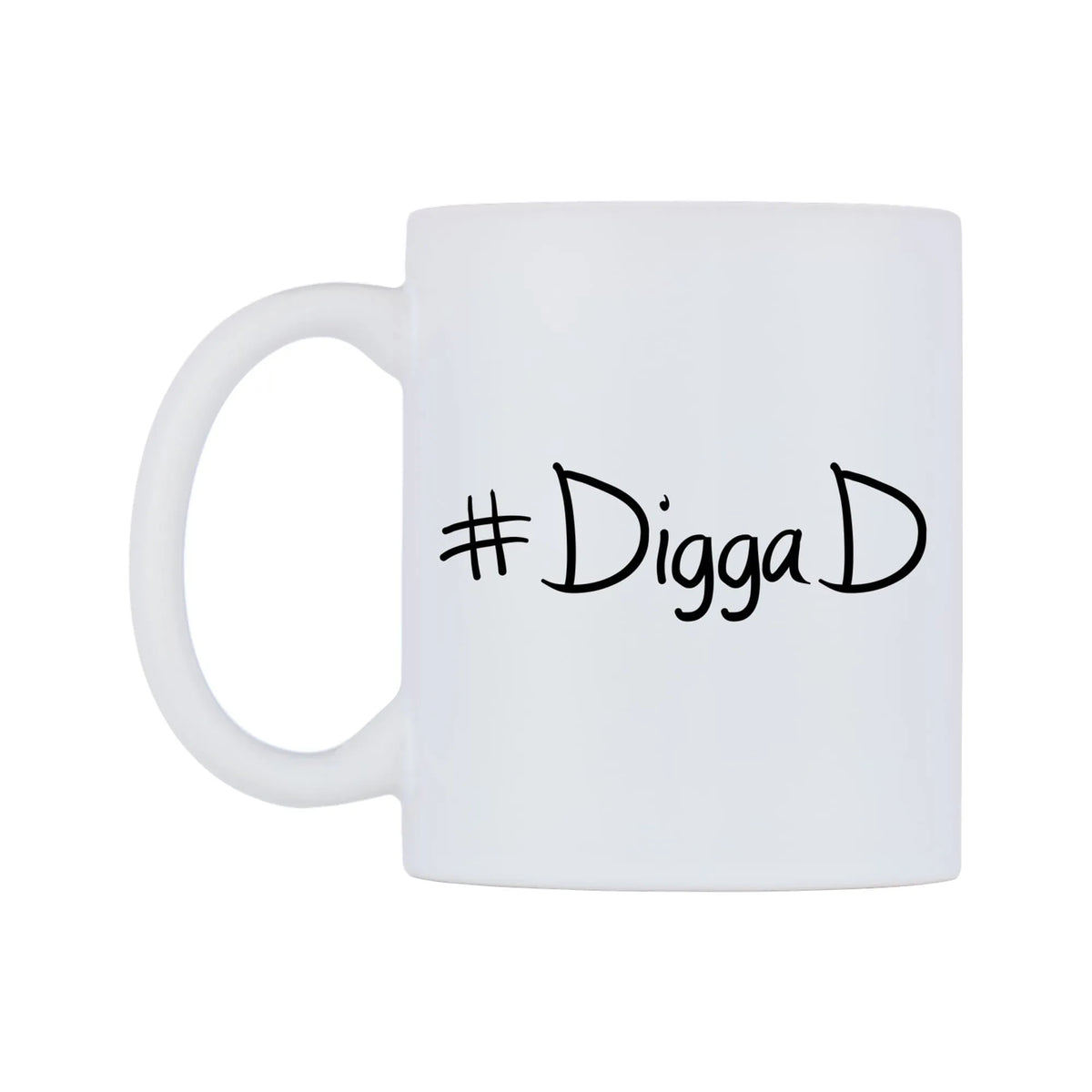 DiggaD Mug — mug, right side, on a white background