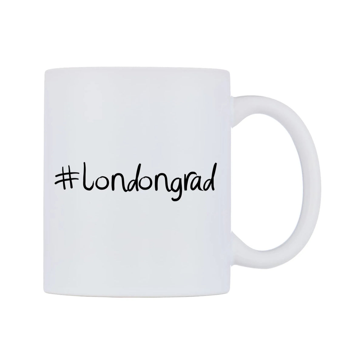 londongrad Mug — mug, left side, on a white background