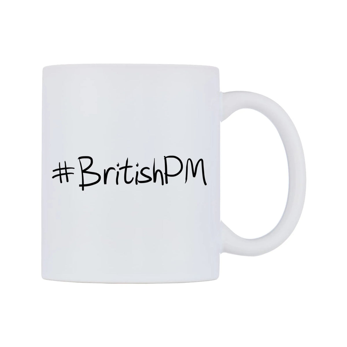 BritishPM Mug — mug, left side, on a white background